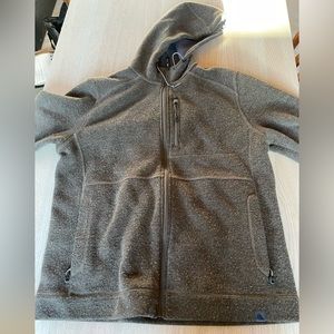 LL Bean Wool and poly Fleece jacket Large